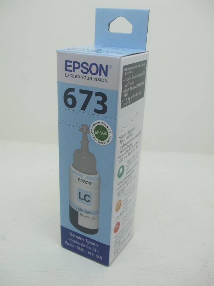 Tinta Printer Epson Original L800 L805 L850 L1800 T6735 Light Cyan