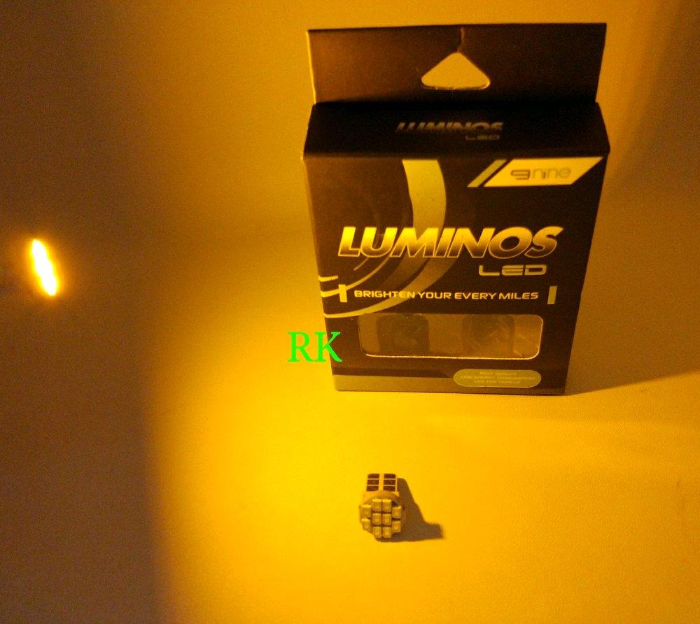LAMPU LED T10 KUNING LUMINOS - LAMPU SENJA LED T10 YELLOW di lapak RK MOTOR CILEDUG ekranoplane