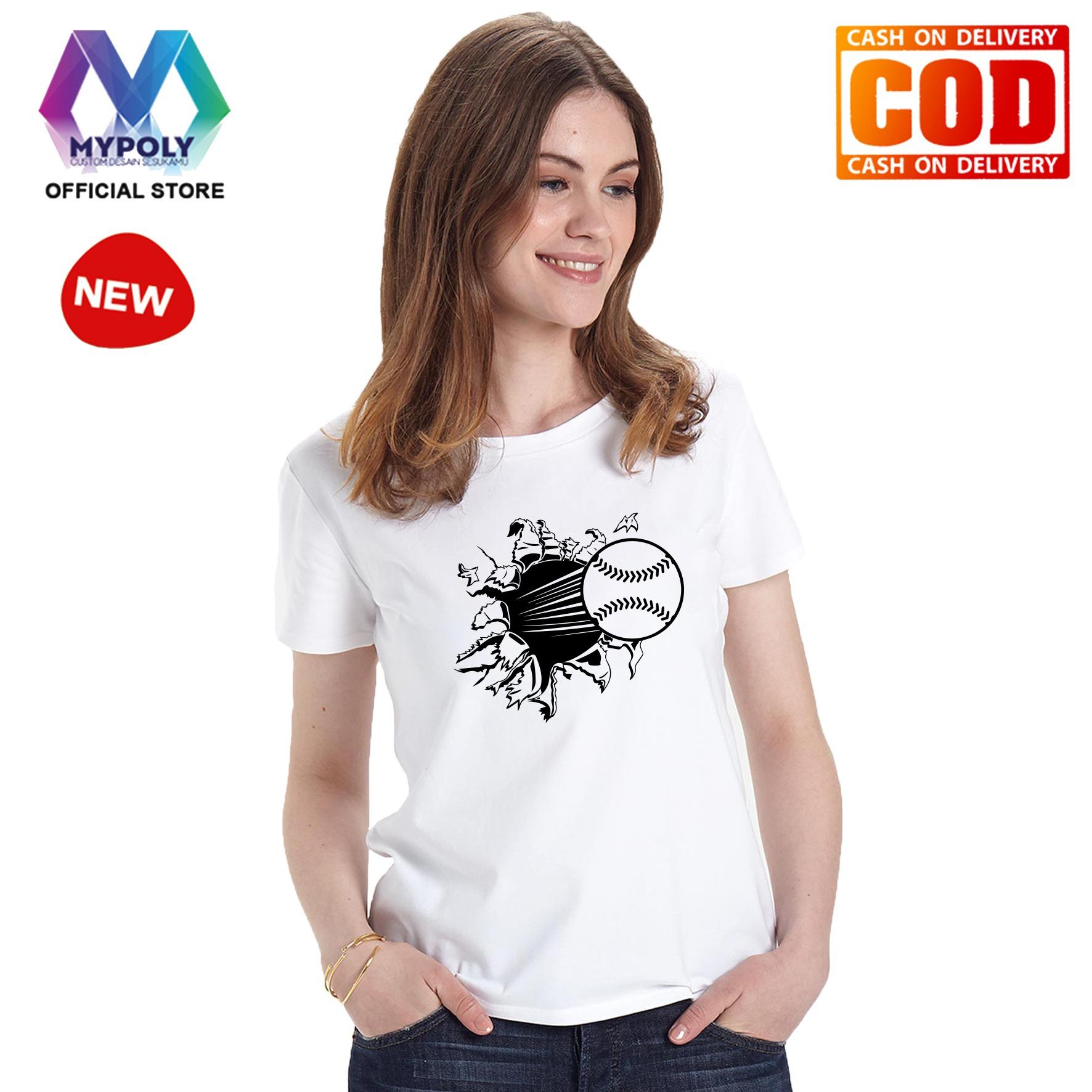 Kaos Premium Mypoly Wanita Perempuan WP / Baju Couple Family Keluarga / Tshirt distro Anak Wanita / Fashion atasan / Kaos Wanita Dewasa Baseball