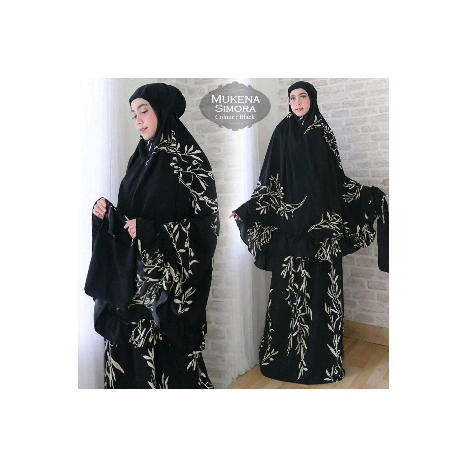 Mukena Muslim Cantik Dt2712 plain maroko 1