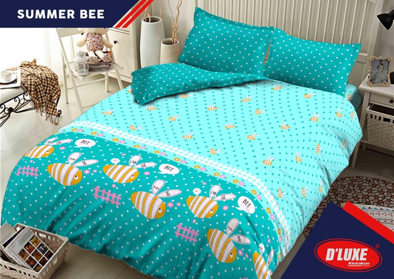 Sprei Kintakun Deluxe No.1 180 x 200 (king size) motif Summer Bee