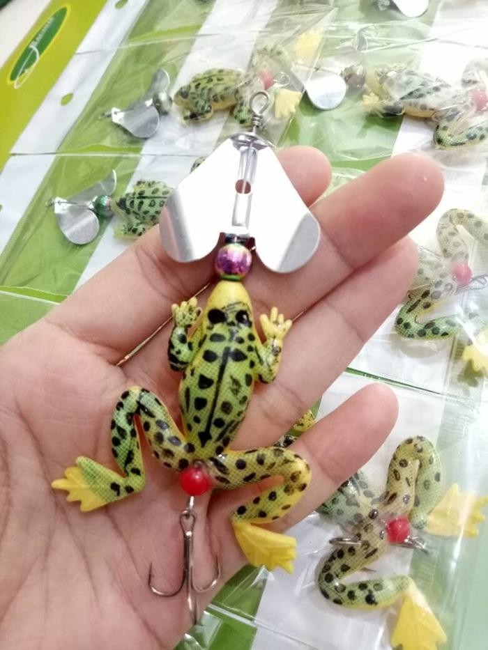 HOT PROMO!!! KODOK SPINER 5.5CM/FROGIE CASTING/UMPAN TIRUAN - 0ASi9e