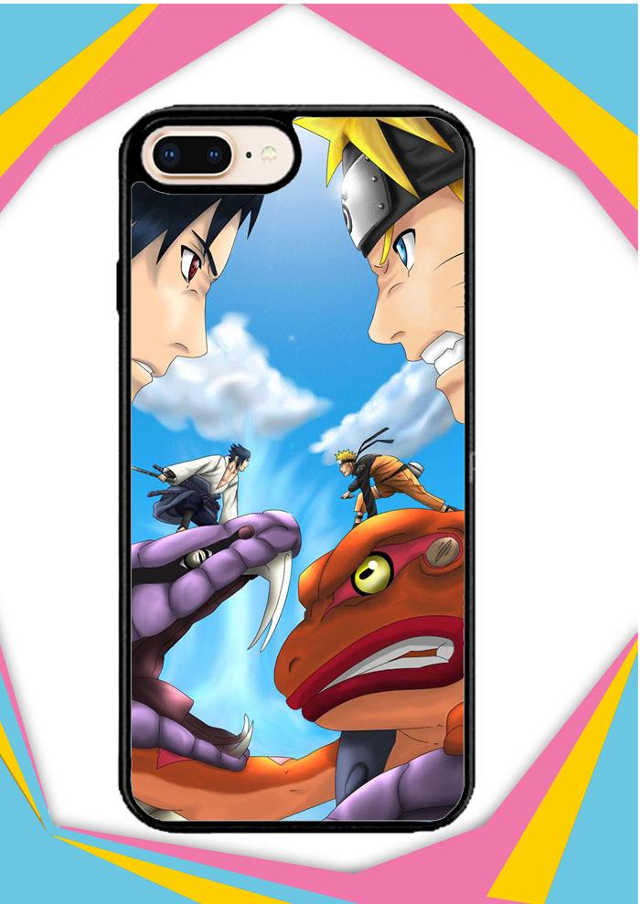 Casing iPhone 6 | 6S Custom Hardcase sasuke uchiha vs naruto uzumaki final battle Z0687 Case Cover