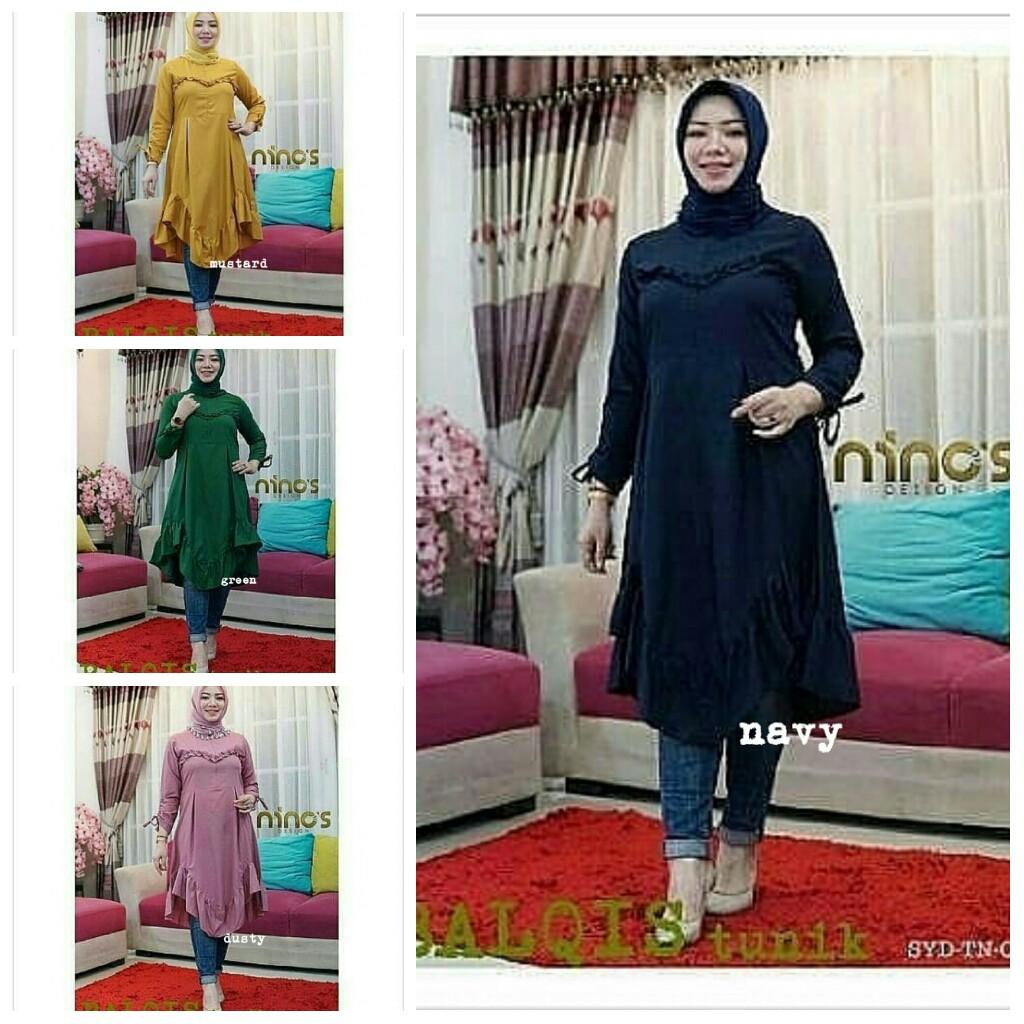 Balqis tunik W (navy)