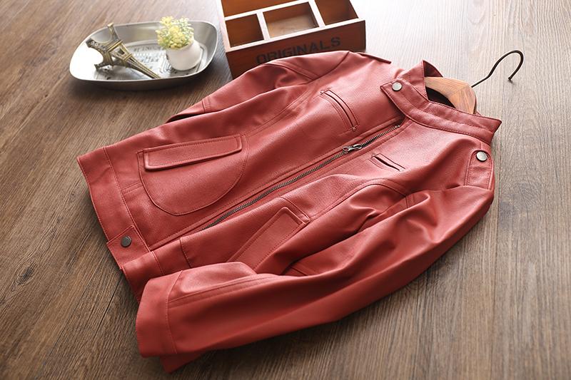 Anak laki-laki baju kulit Jaket 2018 busana musim gugur model baru Poly urethane jaket pakaian sepeda motor besar perawan Jaket anak-anak Petpet Atasan