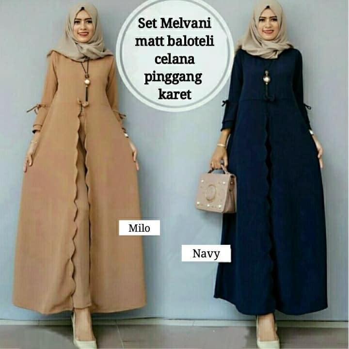 baju gamis/muslim wanita kiss olshop fashion model terbaru high quality