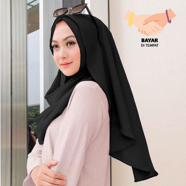 Bella Hijab Kerudung Instan - Black