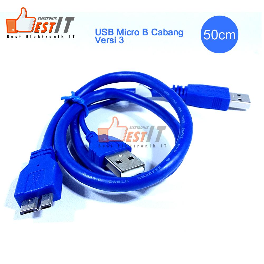 NYK Kabel Hardisk USB Micro B Cabang Versi 3