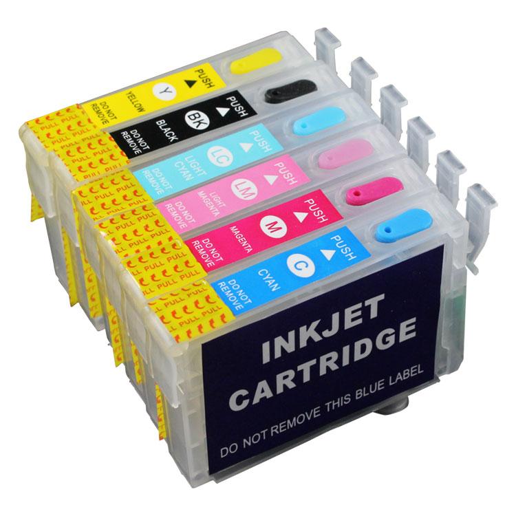 Fast Print Cartridge MCISS Refillable Epson R1390 Kosongan 1 Set