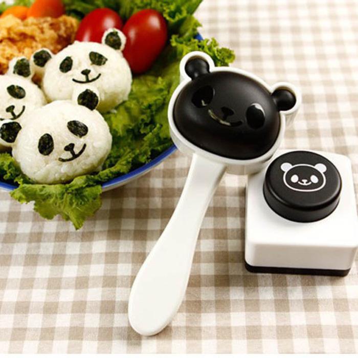 HARGA DISKON!!! Panda Rice Mold Bento Nori Seaweed Puncher - J4xbMz