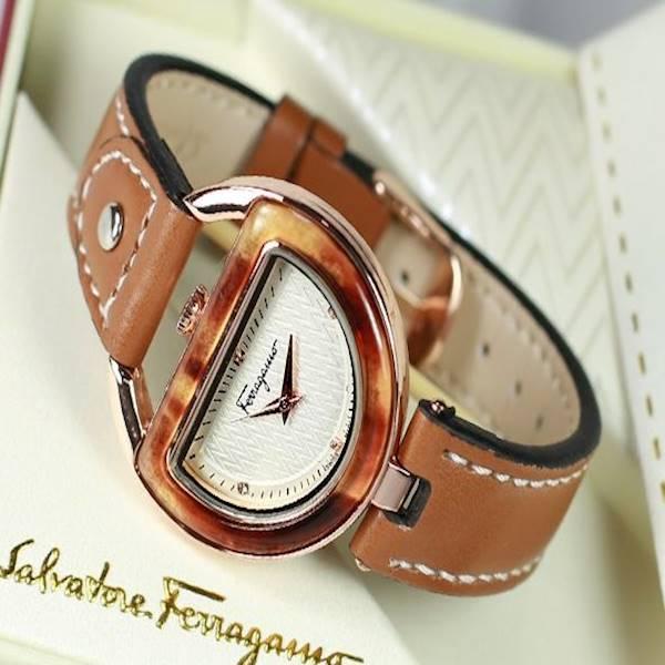 Ferragamo Leather Dark Brown
