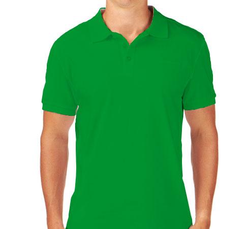 Kaos Kerah Polo Polos Pria/Wanita Polo T-Shirt Polos Lengan Pendek Hijau Narecho City