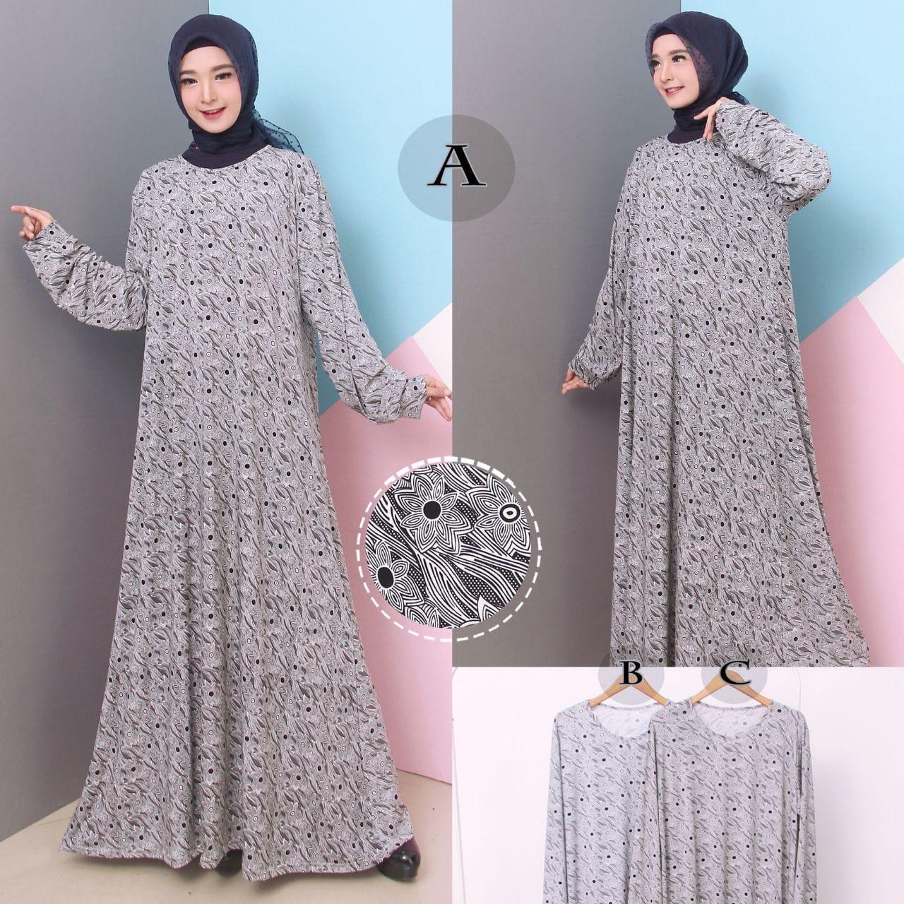 Gamis Wanita Terbaru PROMO GAMIS MURAH!! Baju Gamis Wanita Gamis Jumbo 4L Jersey Korea 6736