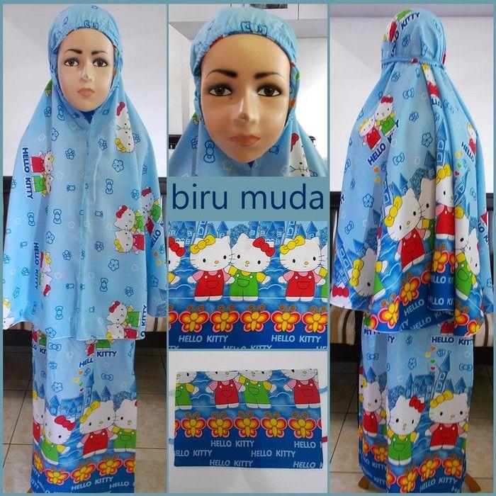 Best seller-Mukena Bali-terlaris-mukena Anak-6-9 tahun termurah motif hello kitty cantik:terkeren
