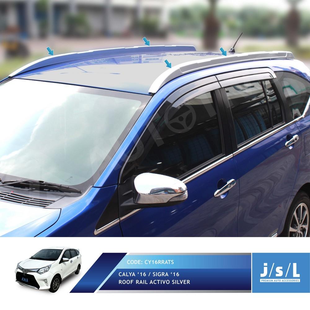 Toyota Calya Roof Rail Rel Atap Mobil Activo Warna Sesuai Pesanan JSL Harga 900,000 rupiah*Gratis Ongkir