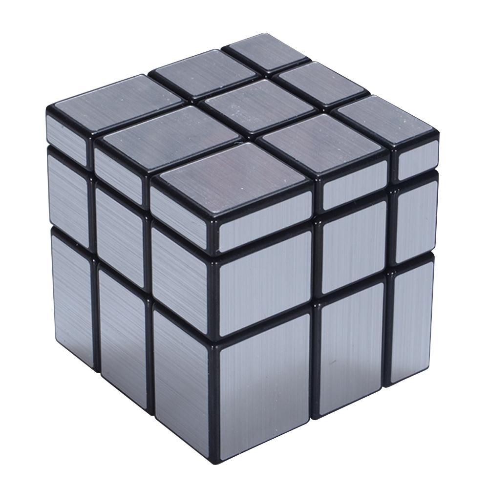3x3x3 Mirror Bump Magic Cube Smooth Twisty Puzzle Brain Trainer Educational Toys