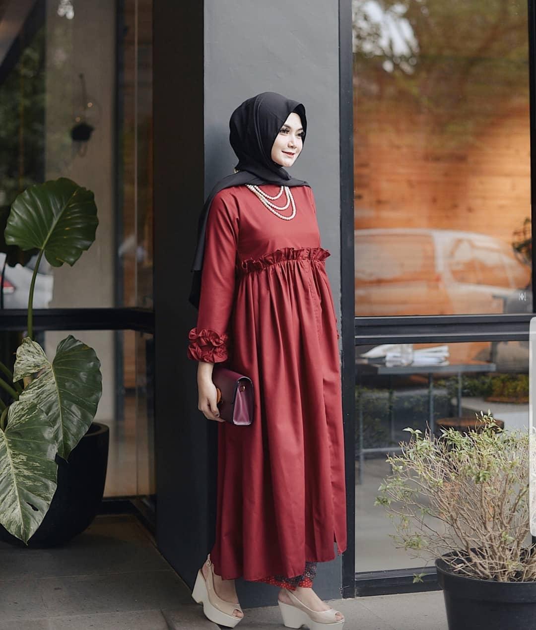 FAULINA DRESS / FASHION WANITA / BAJU MUSLIM / DRESS WANITA 