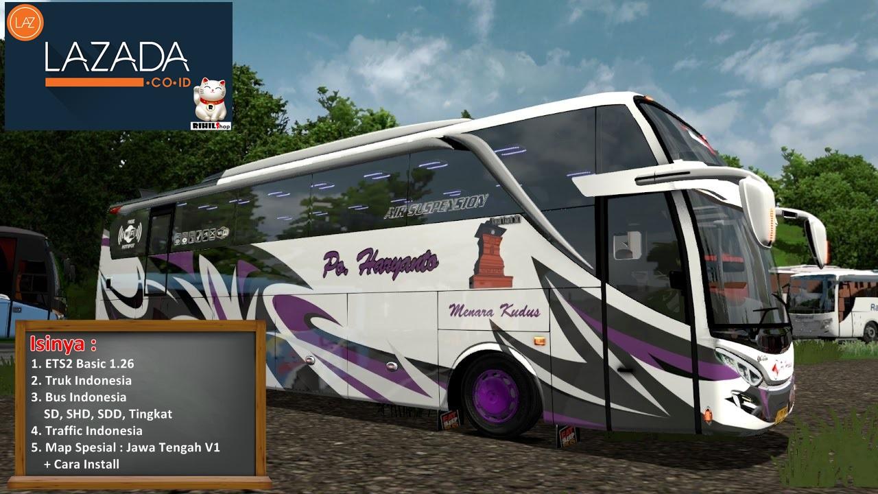 ETS2 1.26 Game Bus dan Truk Simulator Indonesia Spesial Map Jawa Tengah V1