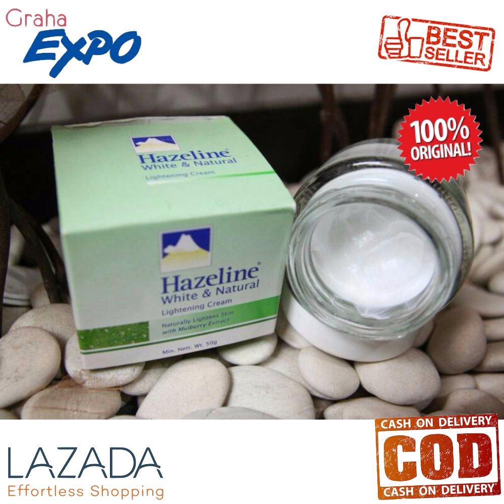 Hazeline White & Natural Import Malaysia Original Lightening Cream Krim