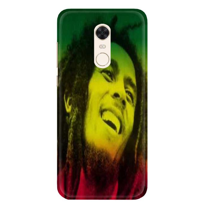 Casing Hardcase Xiaomi Redmi 5 Plus Motif Reggae Legend Bob Marley Rasta V1650