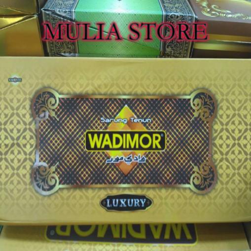 Wadimor LUXURY Sarung Tenun Kain Sarong Muslim Pria Dewasa Perlengkapan Ibadah Sholat Jum'at Ied Hari Raya Pengajian Corak Masa Kini Fashionable Man Fashion - MULIA STORE