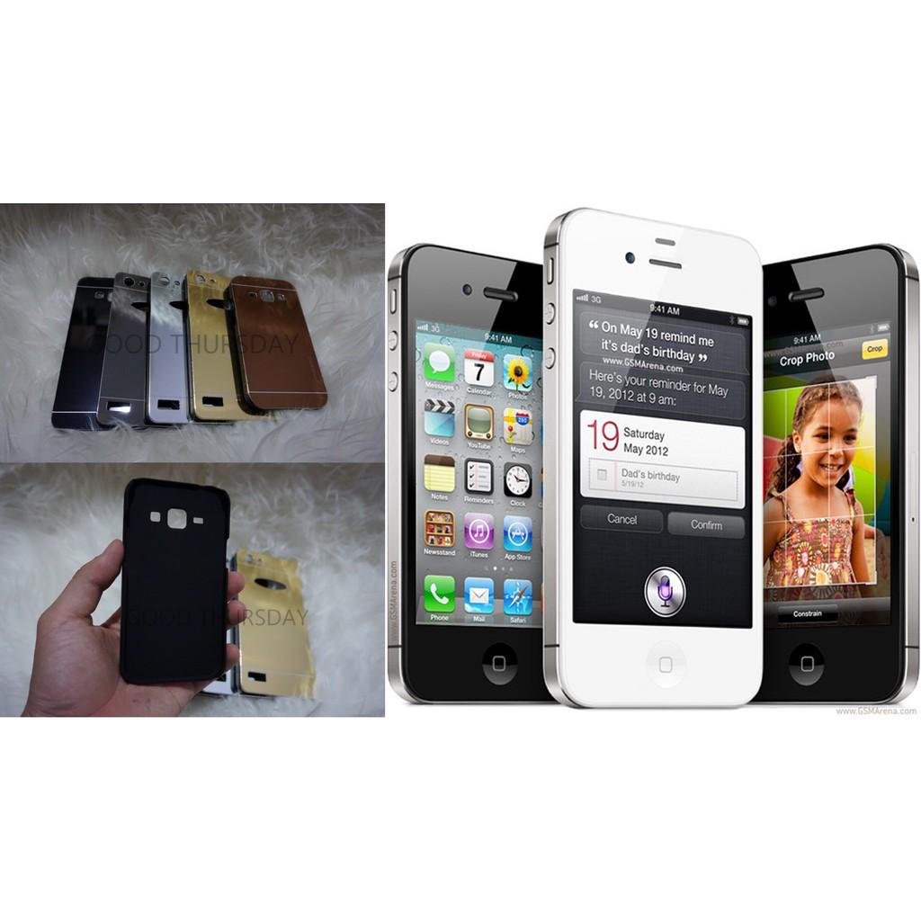Super Promo! HCMM Apple iPhone 4 4s Hardcase Motomo Mirror ( Bisa NGA