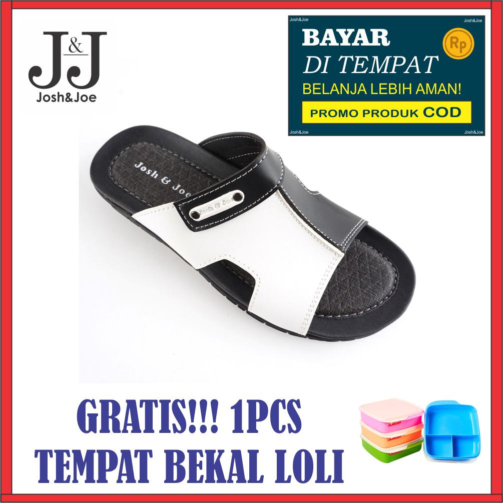 Josh&Joe / fashion pria / sandal murah / sandal pria / sandal pria kulit / sandal pria casual / sandal pria dewasa / sandal gunung pria/ sandal jepit pria 21BLKC LOLI