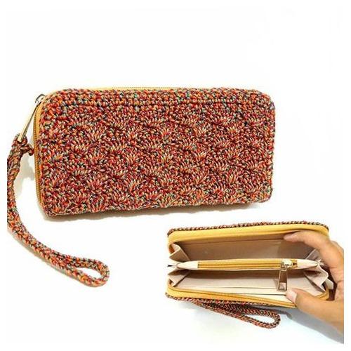 Jece Craft Dompet Rajut Motif Kerang Rit 1