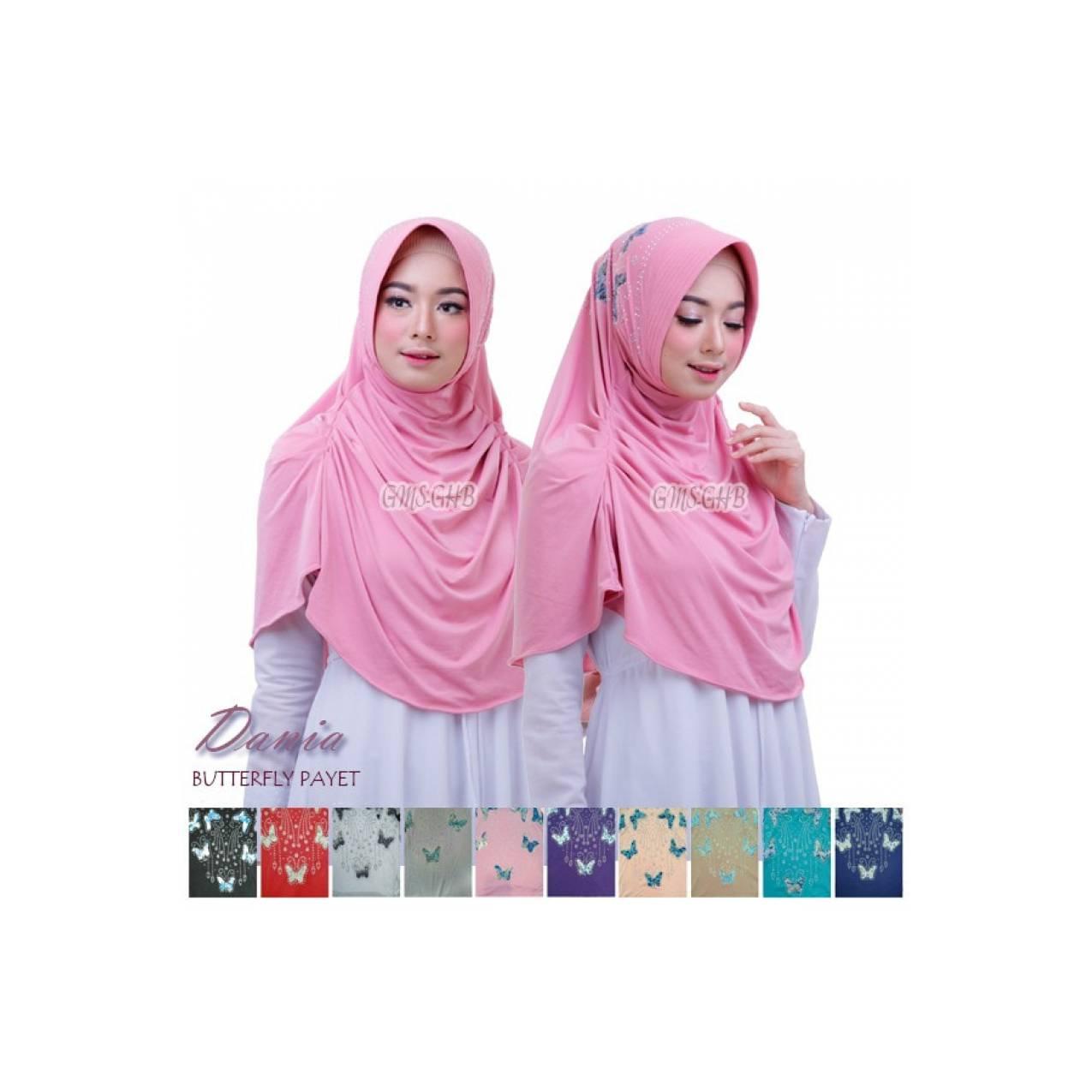 Jilbab Rabbani Hijab Syar i Dania Butterfly Payet HJ54