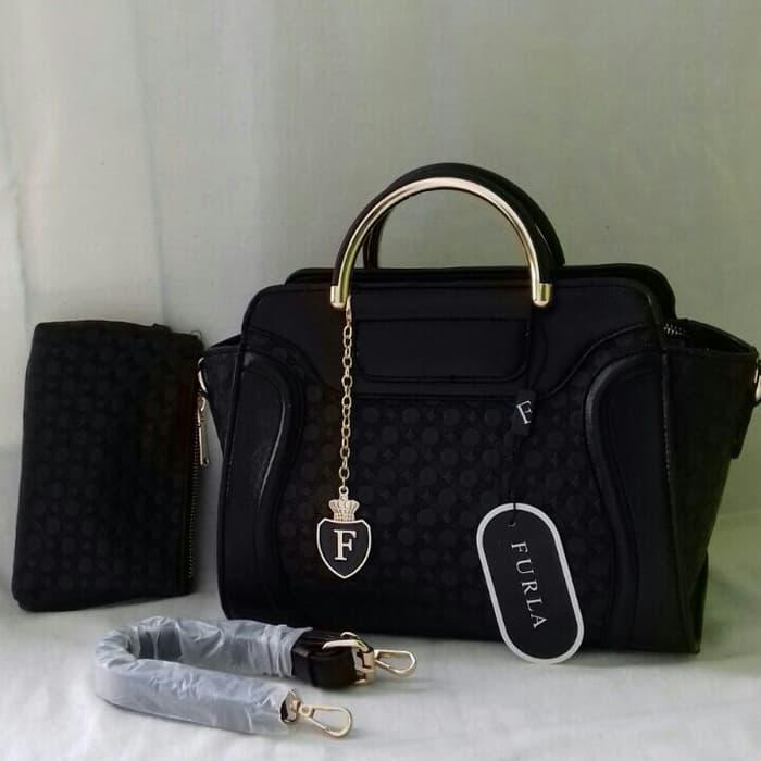 HOT SPESIAL!!! 267 KW 1 Tas Wanita Furla Hitam - WLjKyy