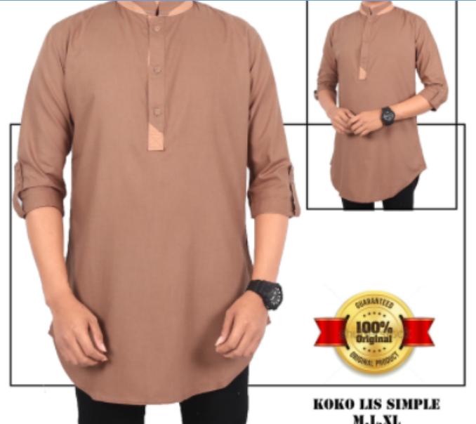 KOKO PAKISTAN GAMIS PRIA BAJU KOKO QURTA TERBARU