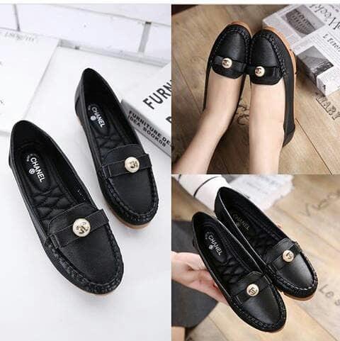 best seller-BALET CHANEL HIP HOP 3 WARNA / FLATSHOES / sepatu jalan wanita /sepatu SLIP ON / sepatu best quality / sepatu original