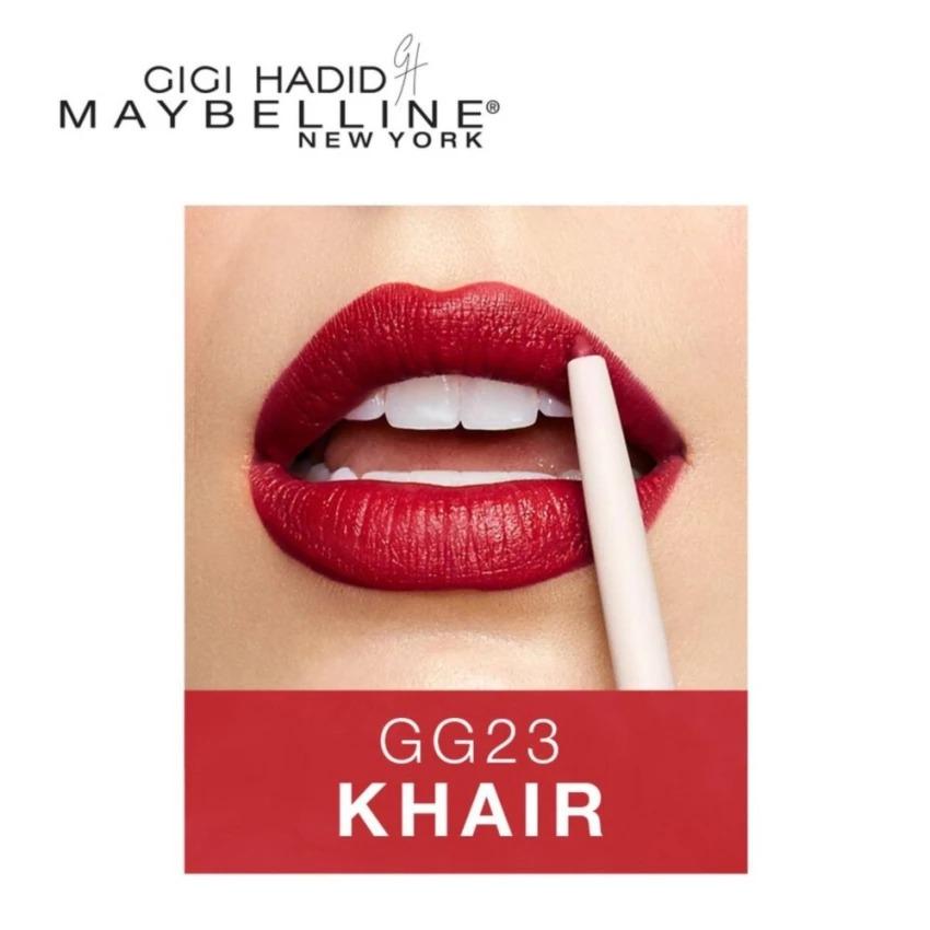 Maybelline GIGI HADID Limited Edition West Coast Glow Lip Liner Lip Matte Lipstick Pensil Bibir - Khair