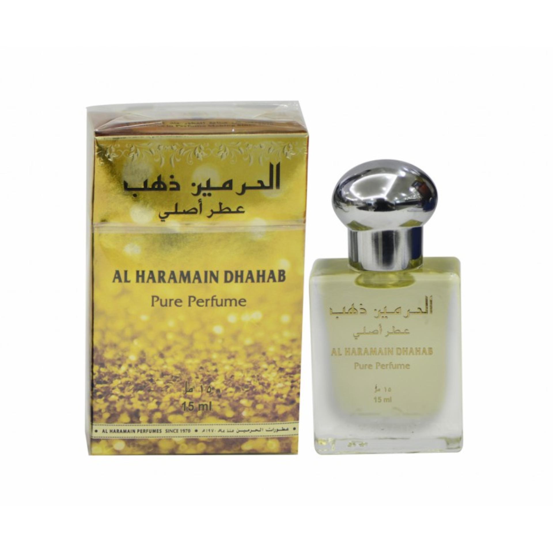Parfum AL HARAMAIN DHAHAB Perfume 100% Original Impor Arab Non Alkohol 15ml Parfume Minyak Wangi Parfum ALHARAMAIN HARAMAIN AL HAROMAIN ALHAROMAIN HAROMAIN
