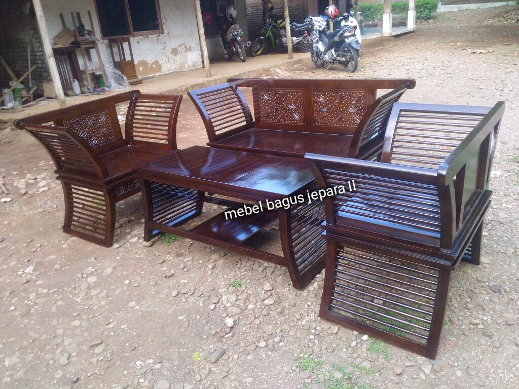 Kursi Tamu Jari Mebel Jati Jepara