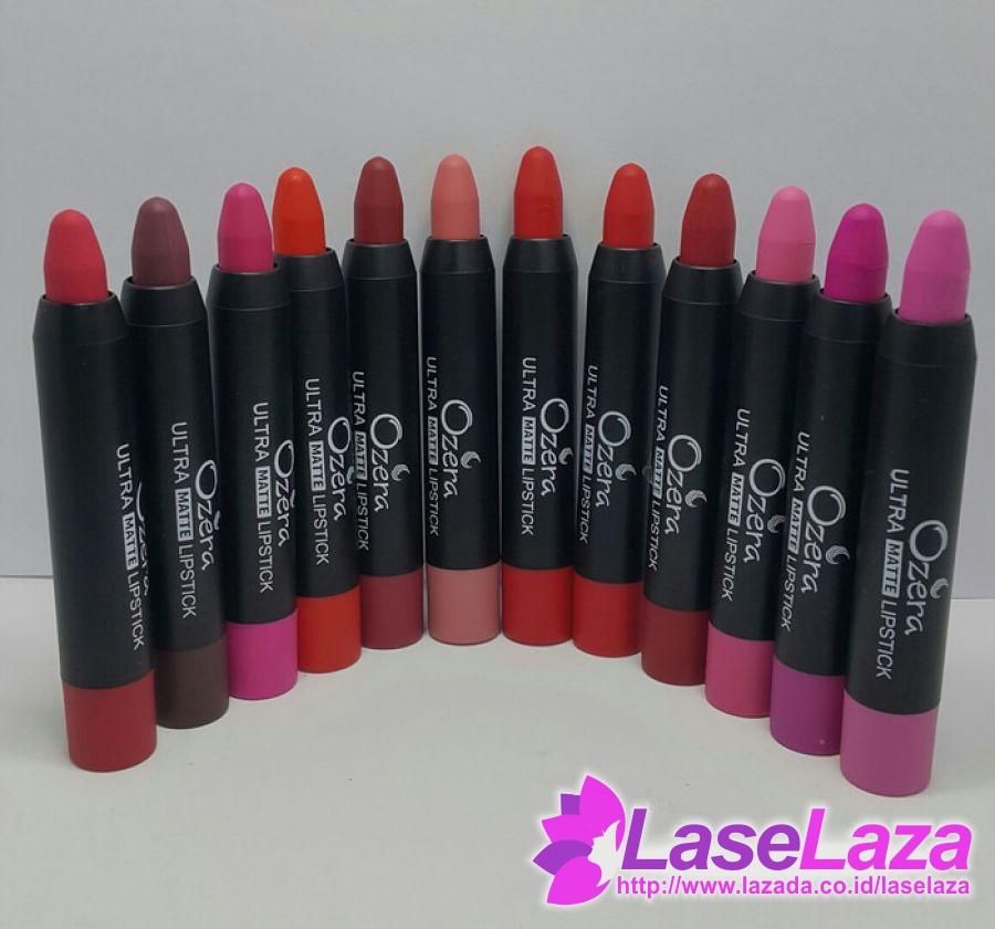 lipstick putar OZERA MATTE ori (isi 12) Lipstik dan Pensil Bibir