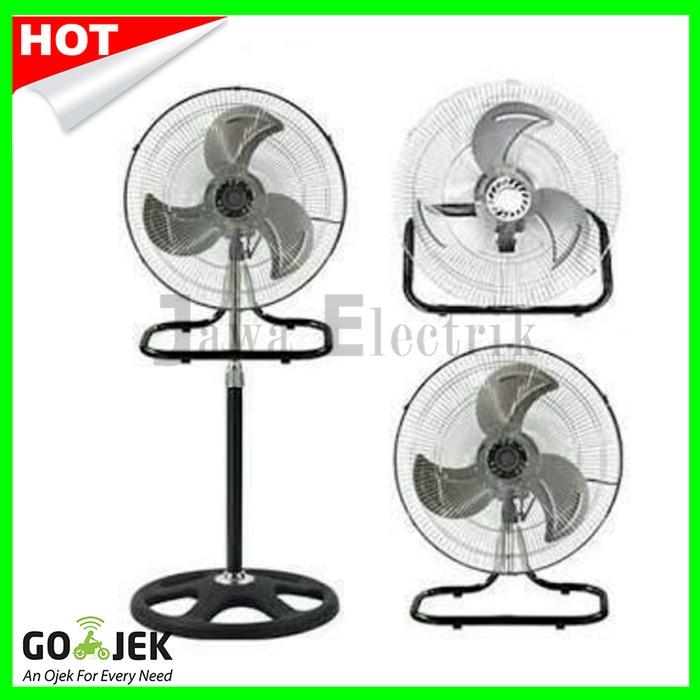 Trisonic Kipas Angin Besi Tornado 18 Inch 3 in 1- SUPER KENCANG
