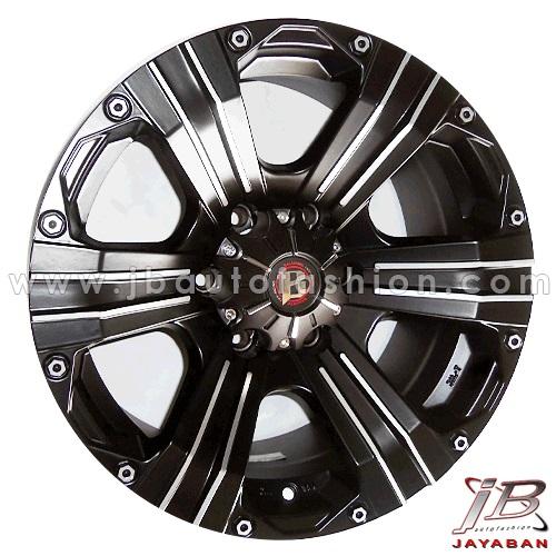 Velg mobil racing ring 20 inch Balistic Outlaw PCD 6x139.7 Fortuner, Pajero, Everest, Blazer, Dmax, Triton