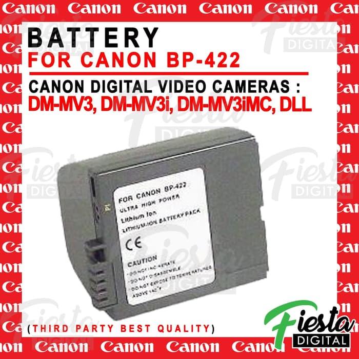 Batere / Battery For CANON BP-422 buat camcorder DM-MV3, DM-MV3i,DLL