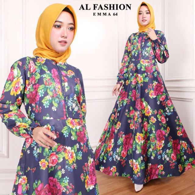 Gamis Wanita - maxi emma gamis syari busana muslim wanita pakaian murah ( MAXI AJA