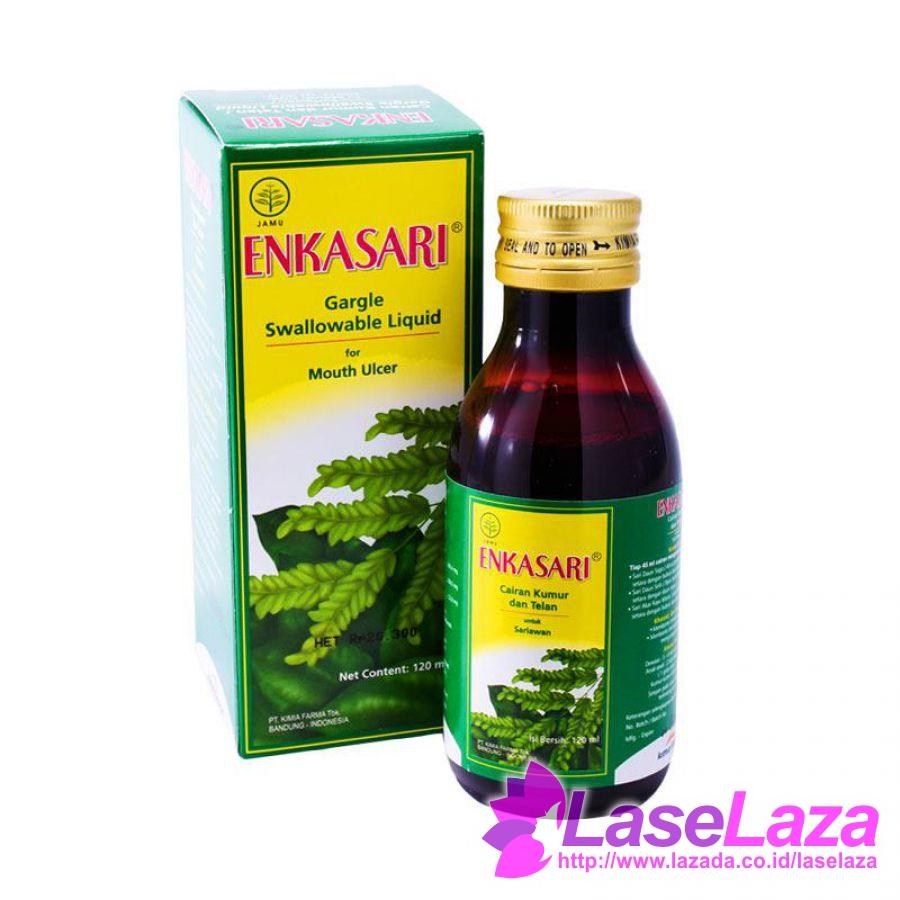 Sempurna Membunuh Kuman Membandel Dalam Mulut - Kimia Farma Enkasari Cairan Kumur Dan Telan (120 Ml)