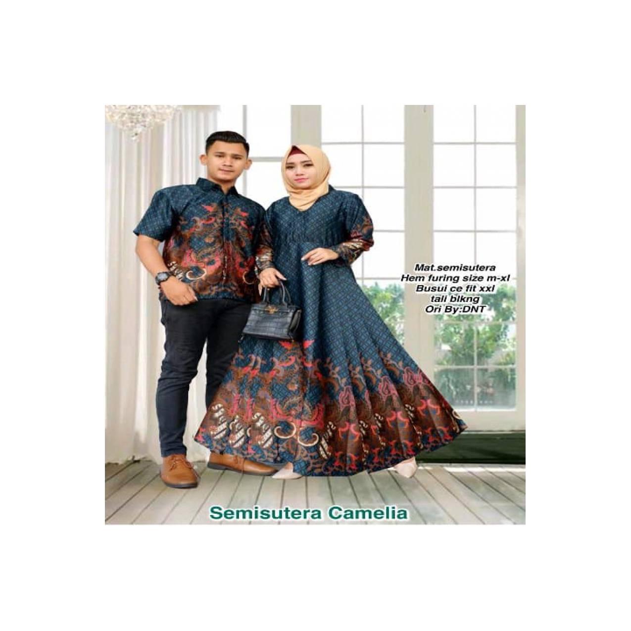 PROMO SPESIAL baju couple - sarimbit batik - baju muslim couple -