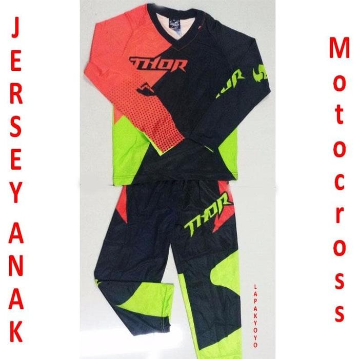 HOT PROMO!!! Jersey anak Thor sepeda motocross setelan - hglqxm