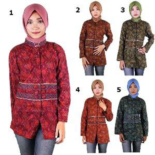 Kemeja Baju Hem Blus Wanita Batik Wirasti