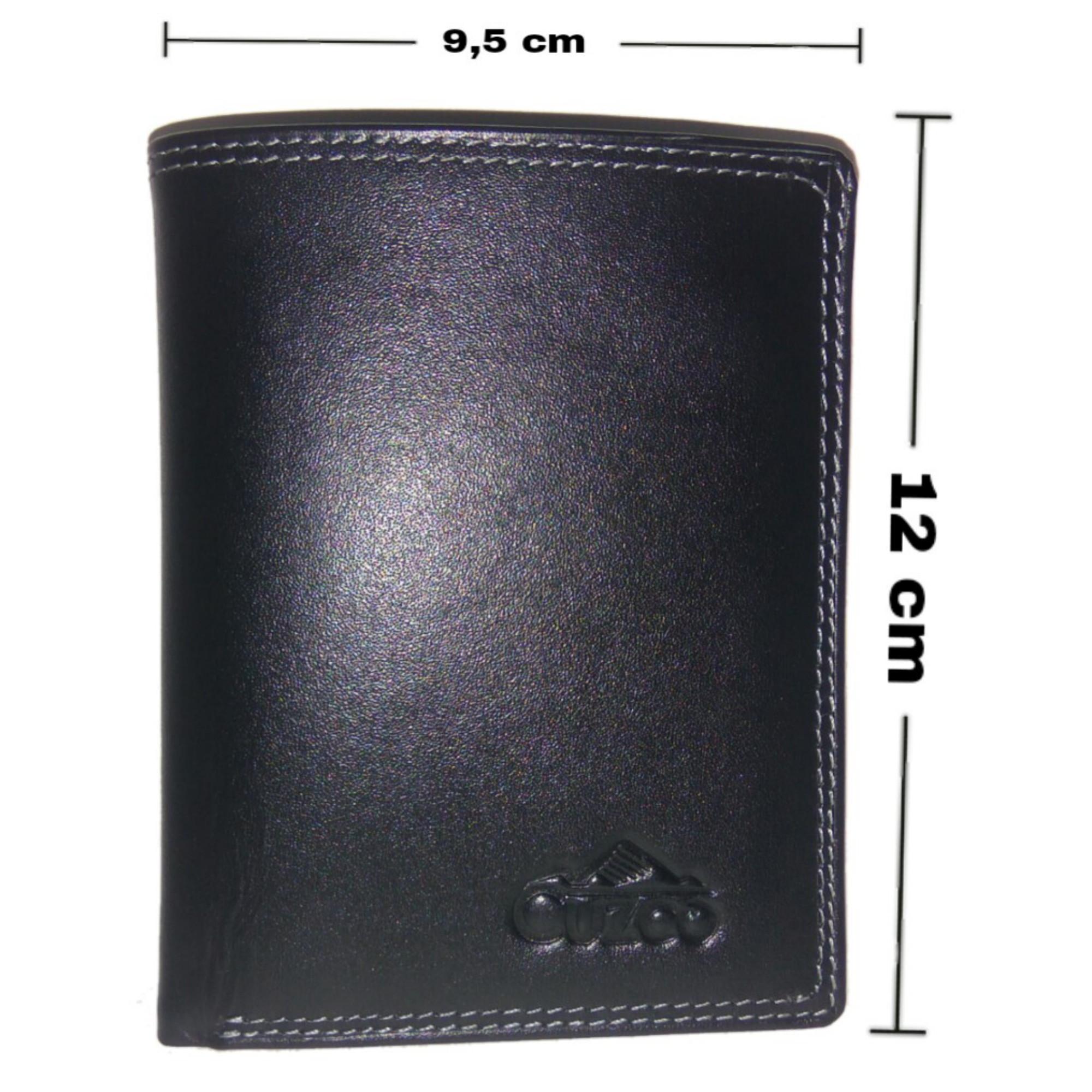 Dompet Pria kulit asli 3/4 jahit dobel hitam CUZCO- dompet kulit pria dompet kulit sapi asli dompet kulit pria lazada dompet kulit pria terbaik dompet kulit pria termahal dompet kulit pria panjang dompet kulit pria