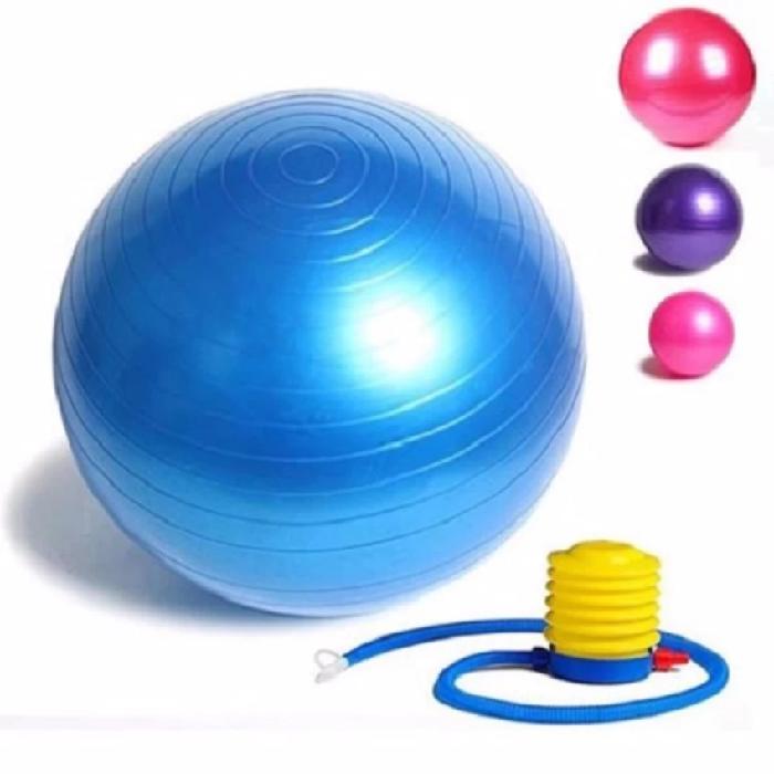 Bola Gym - Fitnes Yoga Hamil Alat Olahraga Fitness Ball Gym Ball Bola Fitness 65cm + Gratis Pompa / Olahraga Senam Yoga Exercise Art