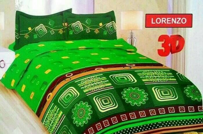 BEDCOVER SET BONITA LORENZO No.1 KING 180 BCS HIJAU ALAM BED COVER SET Exclusive