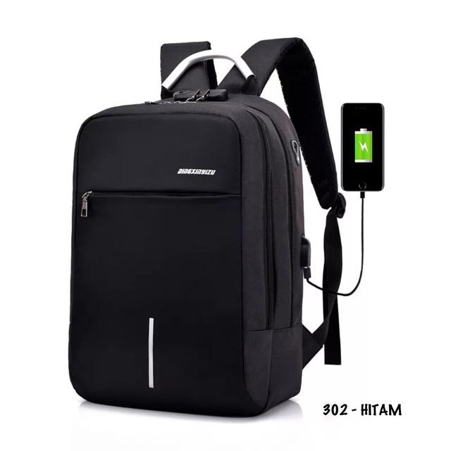 TAS ANTI MALING TERBARU SMART BACKPACK TAS LAPTOP TAS MUDIK RANSEL PRIA RANSEL KERJA IMPORT