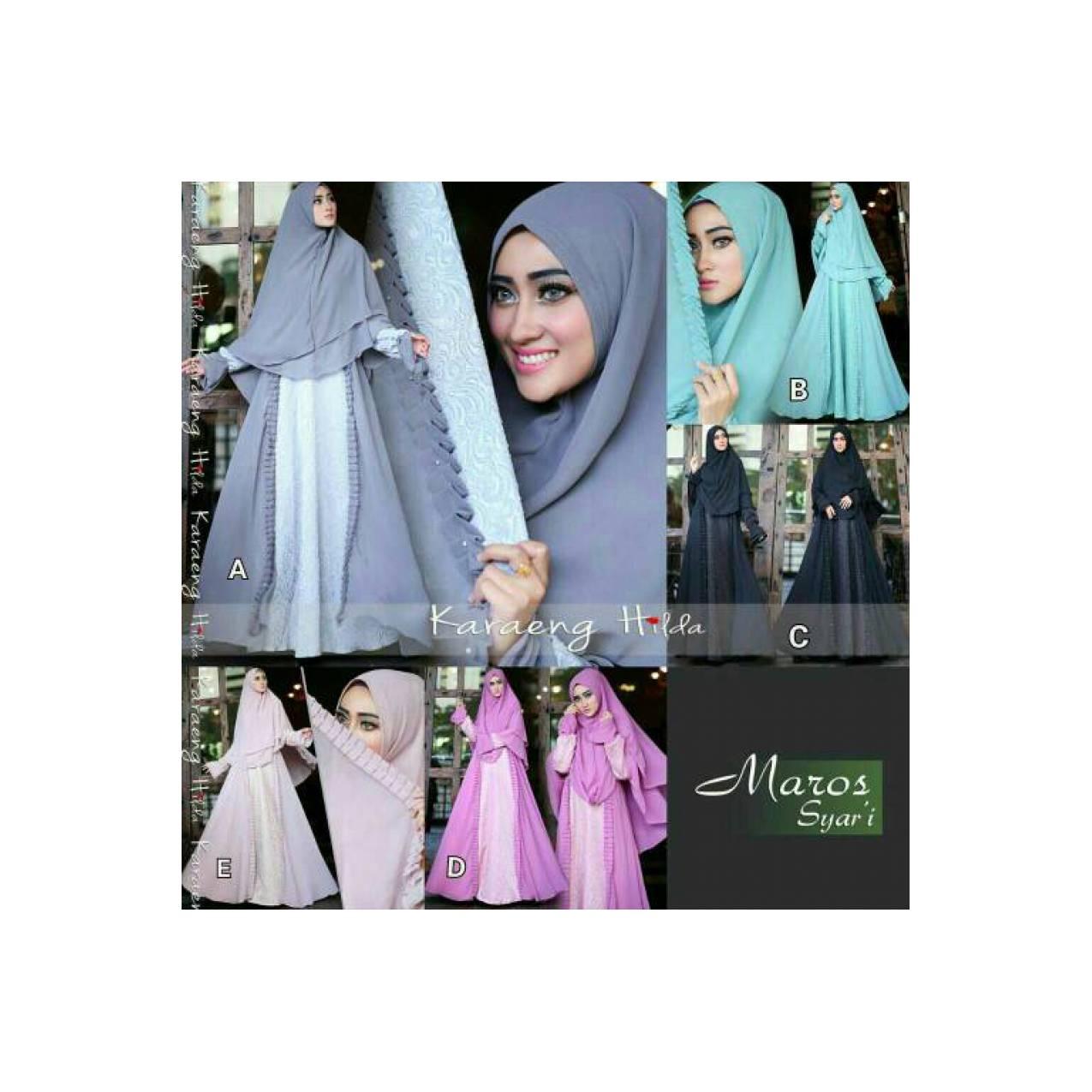 Gamis syari Maros ori by karaeng hilda