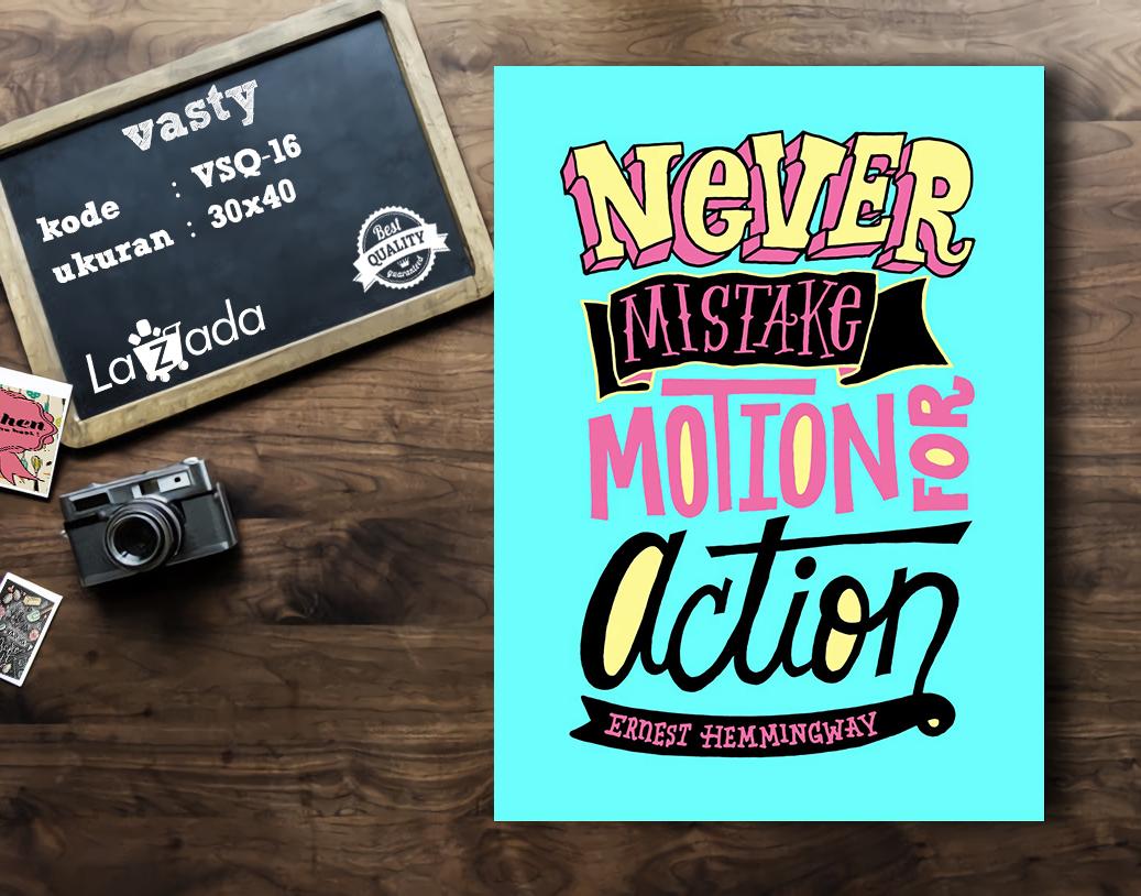 Vasty kode VSQ /quotes islami/ quotes motivasi / hiasan dinding / poster kayu /